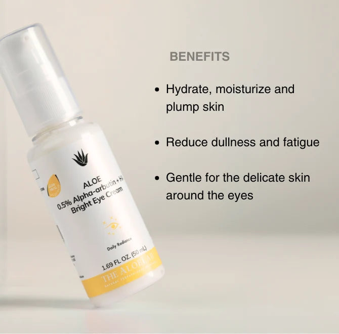The AloeLab Aloe 0.5% Alpha-Arbutin + HA Bright Eye Cream 50 ml