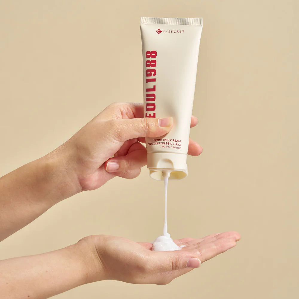 K-Secret SEOUL 1988 Cream Snail Mucin 93% + Rice 100ml