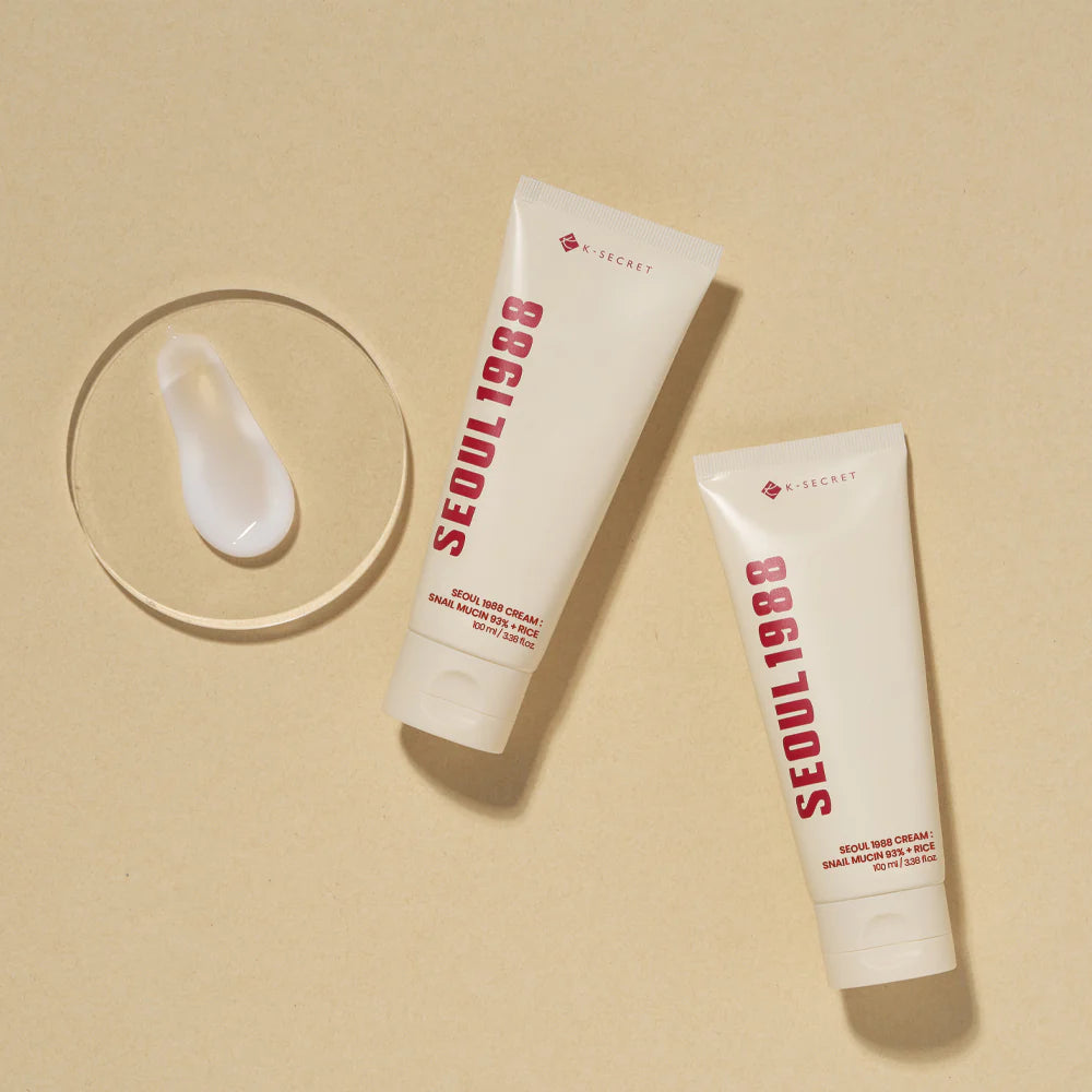 K-Secret SEOUL 1988 Cream Snail Mucin 93% + Rice 100ml