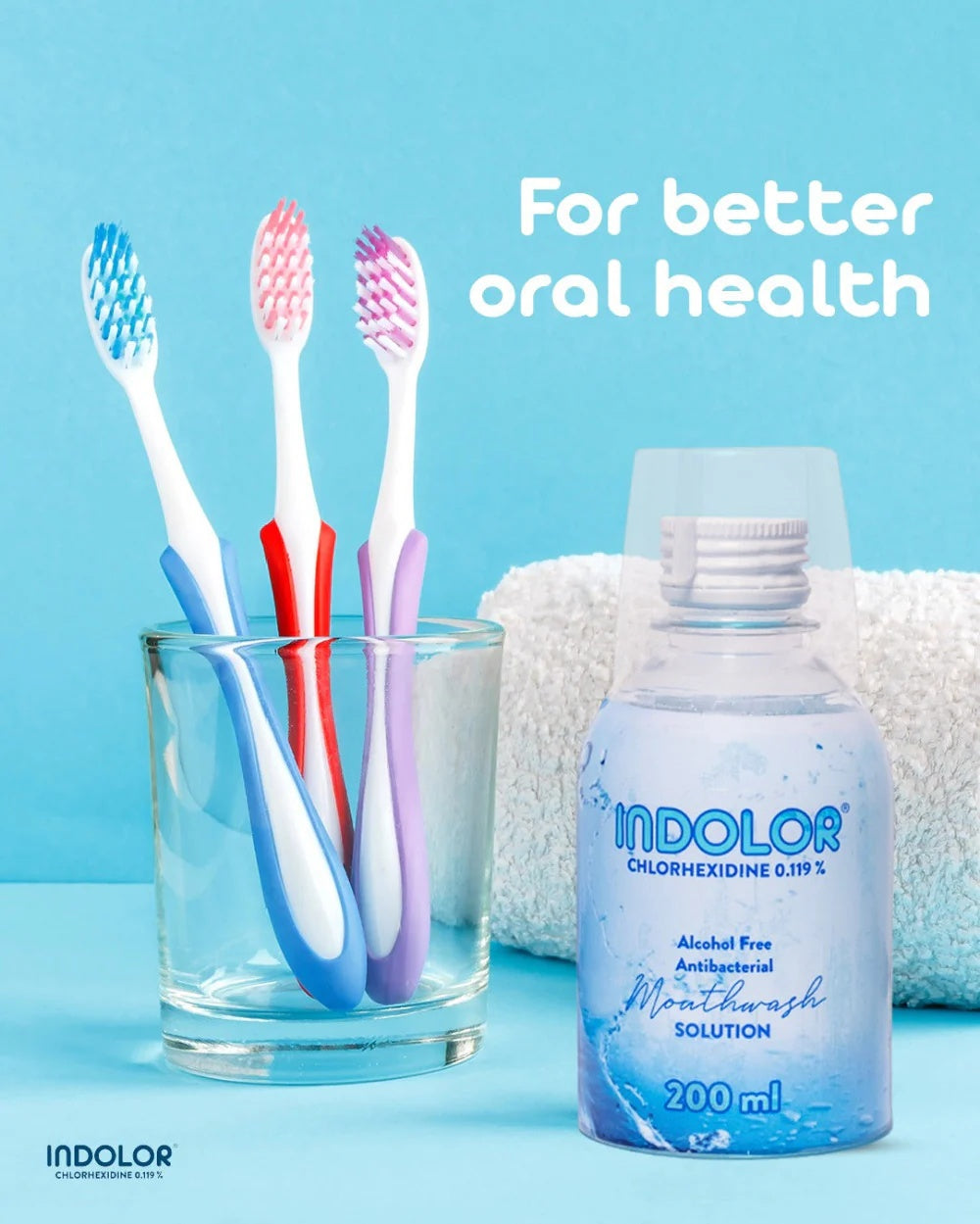Indolor Mouthwash Solution Alcohol-Free – 300ml for Gentle Oral Care-4