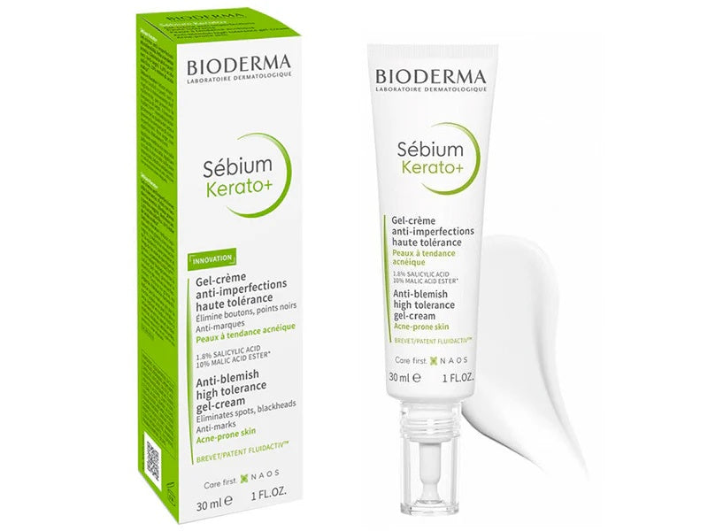Bioderma Sebium Kerato+ Anti-Blemish High Tolerance Gel-Cream 30ml-1
