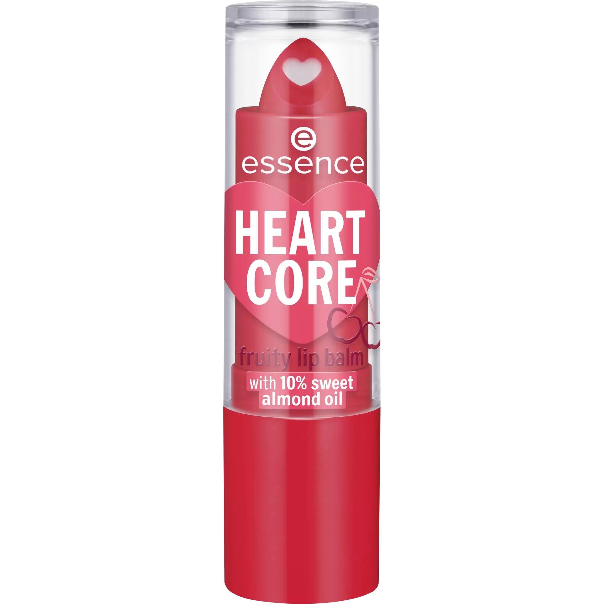 Essence Heart Core Fruity Lip Balm – Nourishing & Tinted Lip Care with Fruity Scent-1