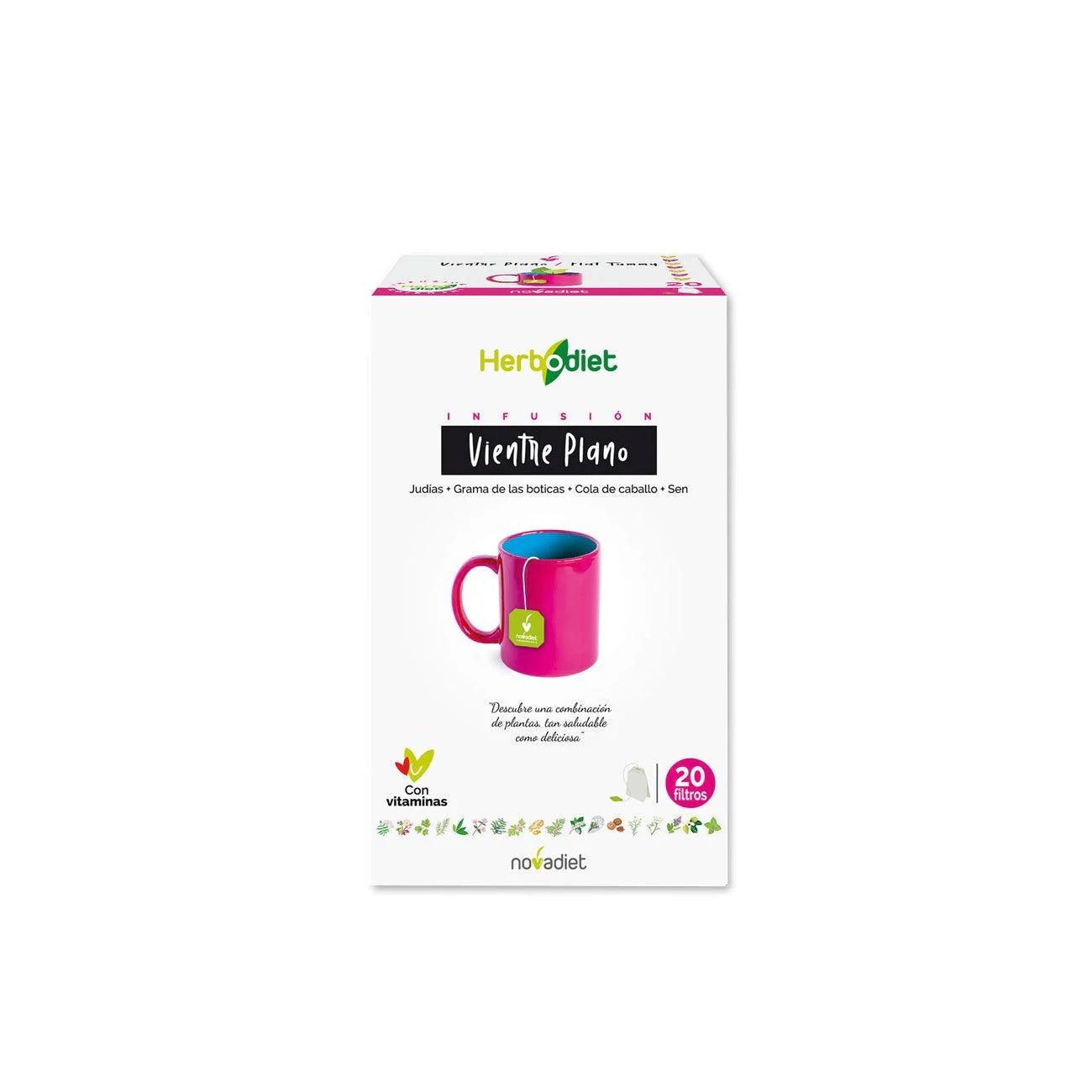 Novadiet Herbodiet Flat Tummy Infusion Tea – 20 Filters-1