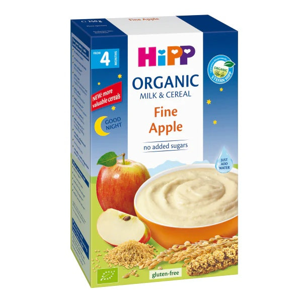 HiPP Cereal Good Night Fine Apple 250g – Organic Baby Cereal (4M+)-1