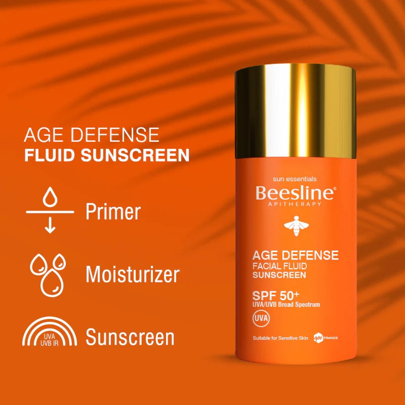 Beesline Age Defense Facial Fluid Sunscreen SPF 50 40 ml-4