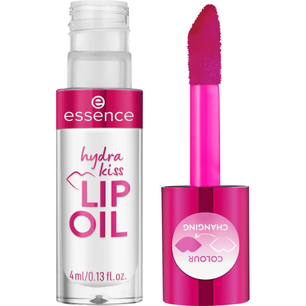 Essence Hydra Kiss Lip Oil 06 Cranberry Is Back – Color Changing Hydrating Lip Oil 4ml-1