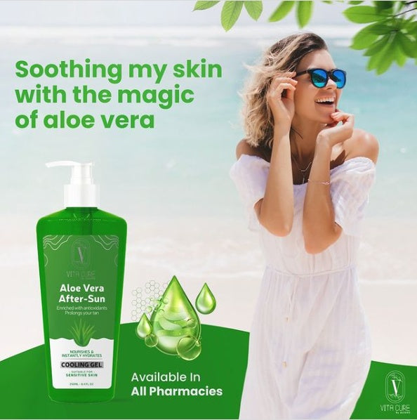 Vita Cure Aloe Vera After Sun Cooling Gel 250 ml-1