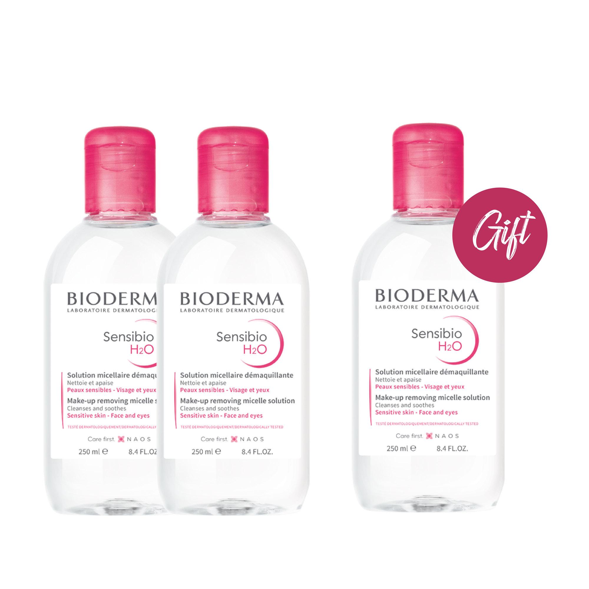 Bioderma Sensibio H2O Micellar Water – Gentle Cleansing for Sensitive Skin - Buy 2 get 1 Free-1