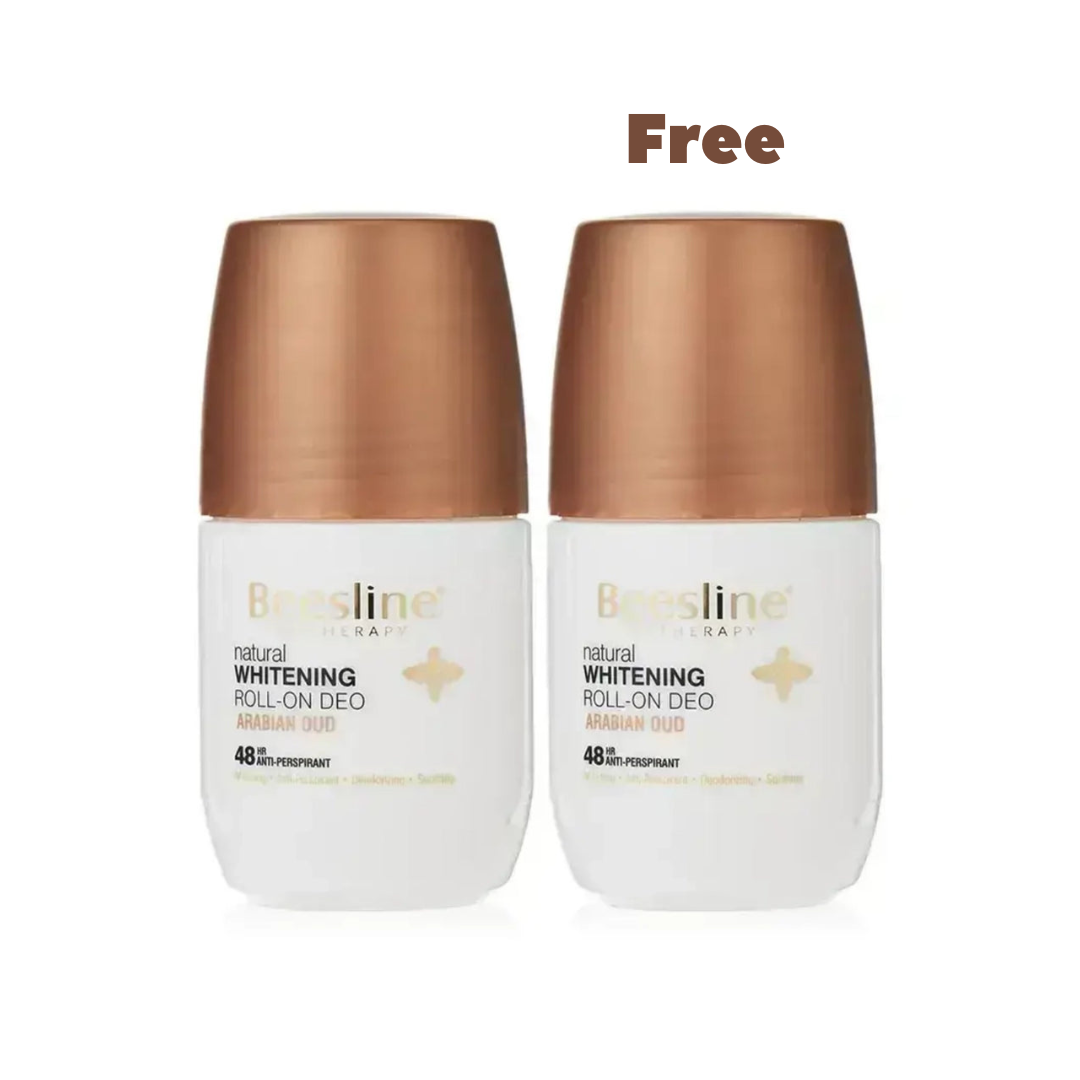 Beesline Natural Whitening Roll-On Deo Arabian Oud 1+1 Free Second Piece 2x50ml-2