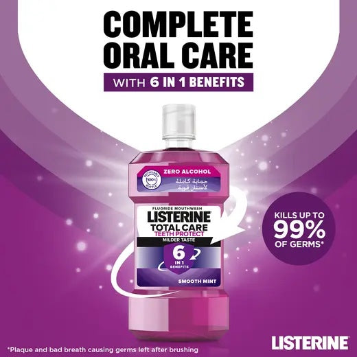 Listerine Total Care Mouthwash Fresh Mint – 250ml for Complete Oral Care-2