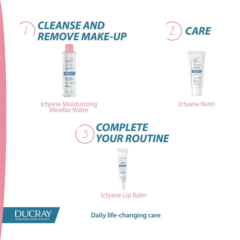Ducray Ictyane Nutri Rich Cream for Very Dry Skin 40ml-5