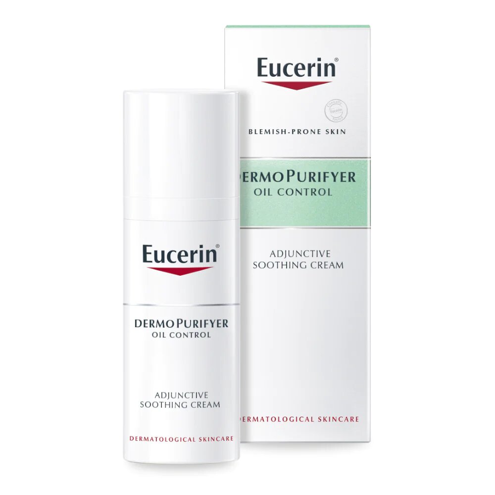 Eucerin DermoPurifyer Oil Control Adjunctive Soothing Cream 50ML-1