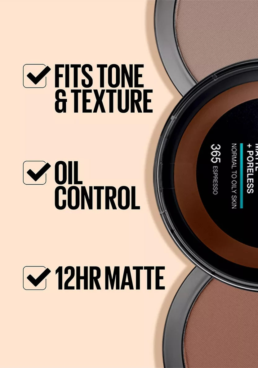 Maybelline Fit Me Matte + Poreless Powder | Lightweight, Shine-Control Face Powder-5