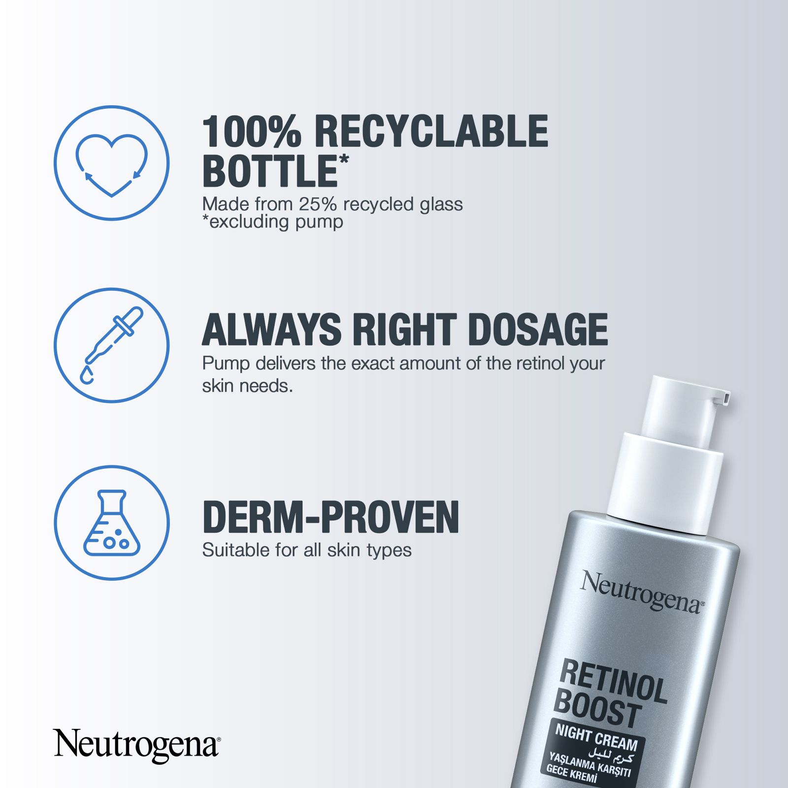 Neutrogena Retinol Boost Night Cream 50ml Anti Age Retinol Moisturizer-2