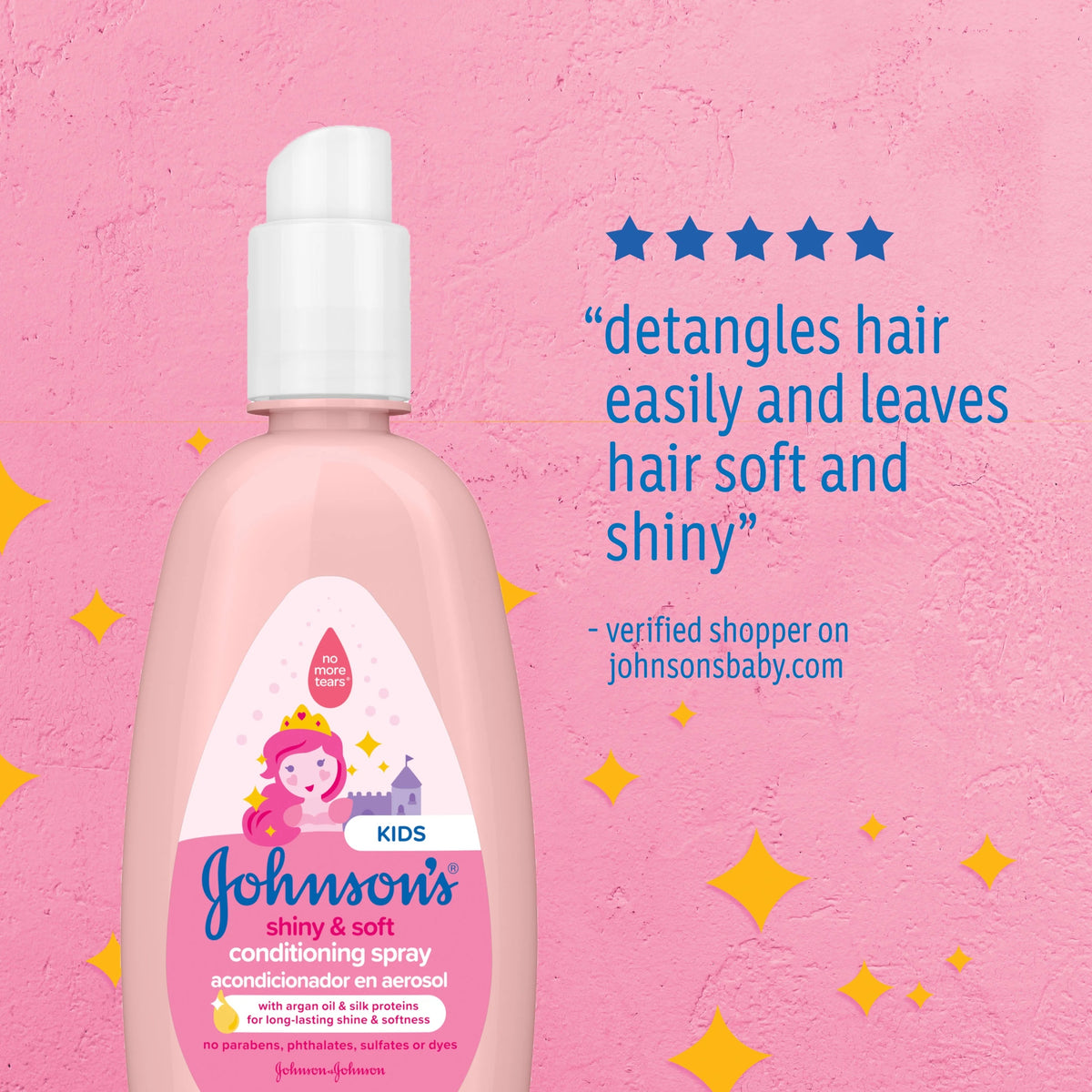 Johnson's Shiny & Soft Conditioning Spray-3