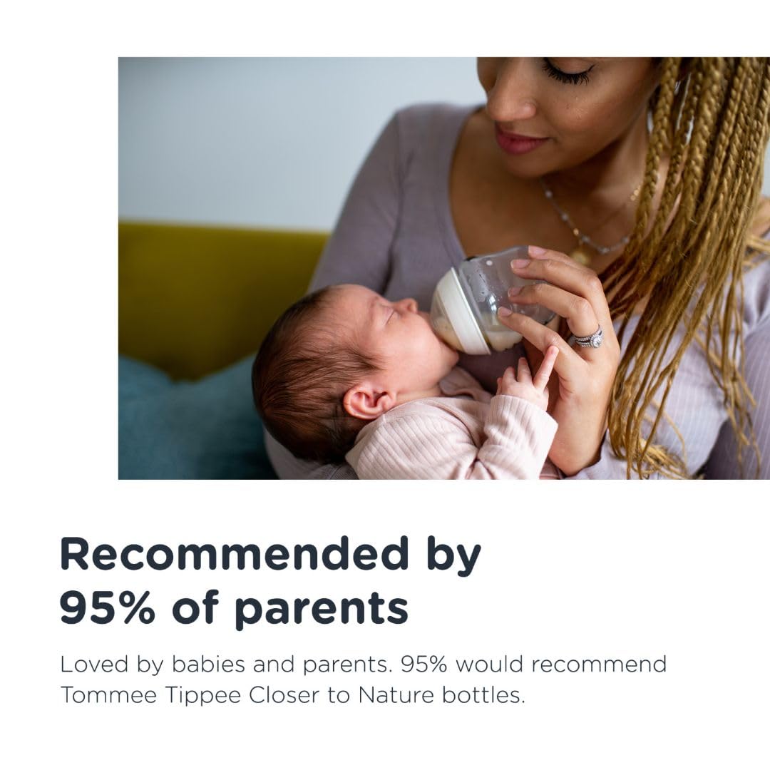 Tommee Tippee Newborn Feeding Bottles Biberons Set 4 Bottles 260ml-5