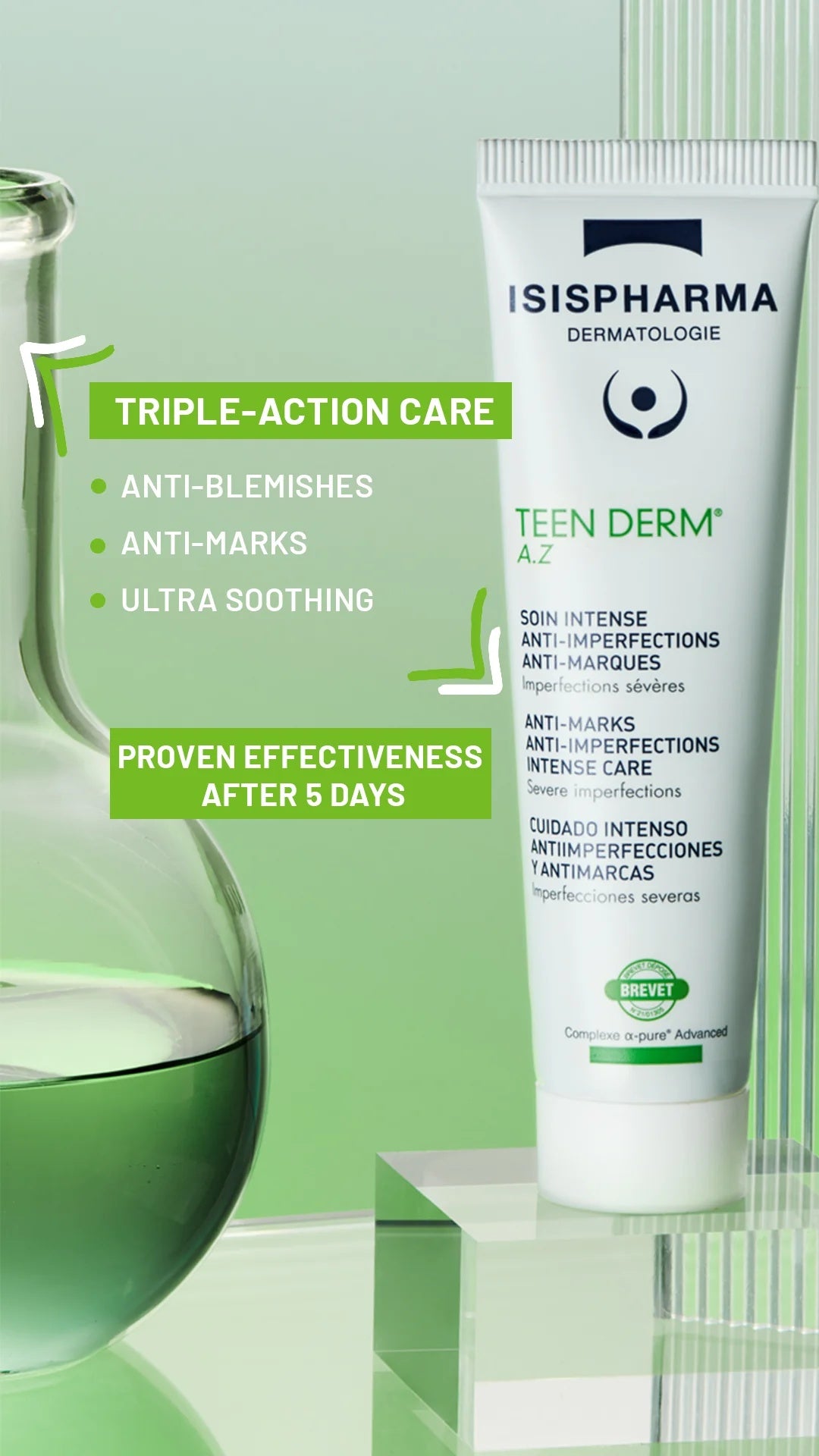 Isis Pharma Teen Derm A.Z. Intense Care - Targeted Solution for Acne Marks & Skin Imperfections-5