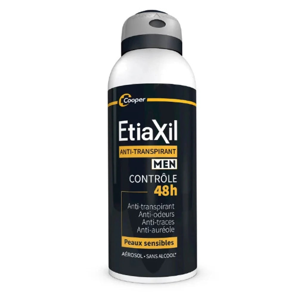 Etiaxil Men Anti Transpirant Control Spray 48h Sensitive Skin-1