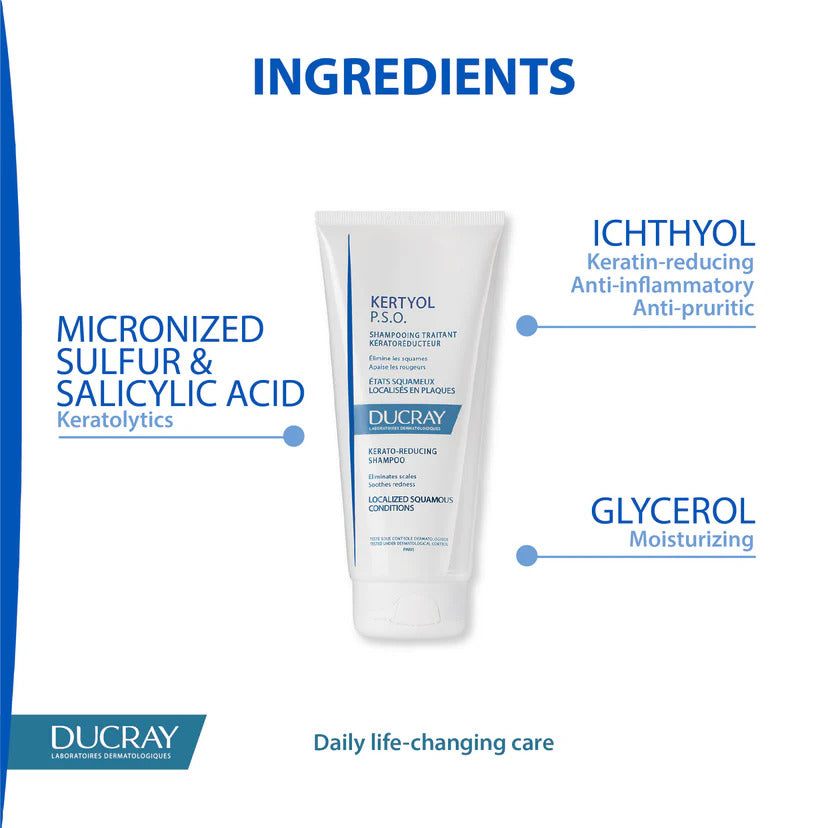 Ducray Kertyol P.S.O. 200 ml  – Targeted Care for Psoriasis-Prone Scalp and Skin-4