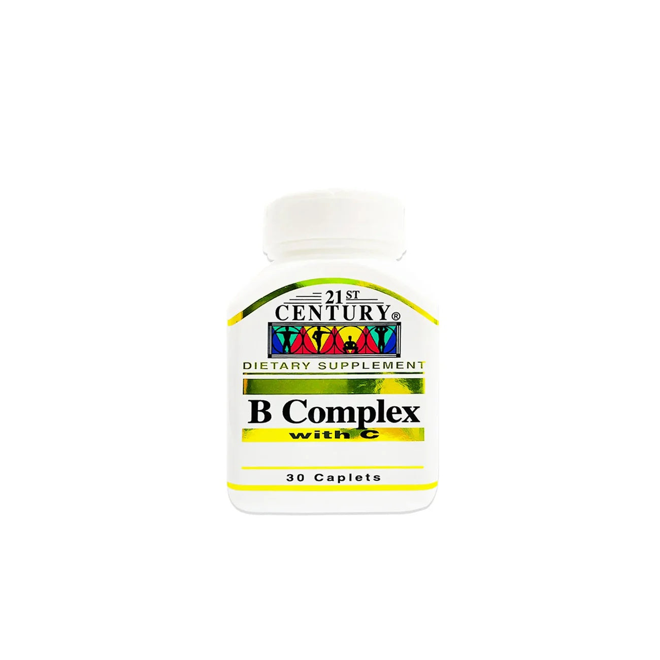 B Complex with Vitamin C Caplets 30 Count-1