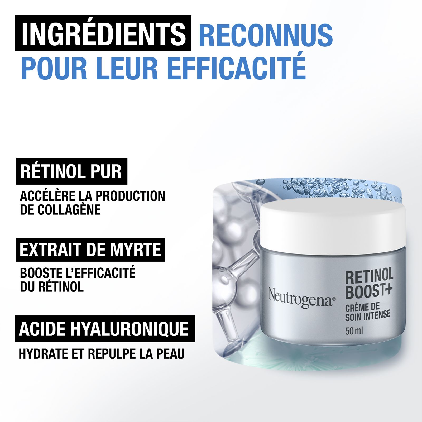 Neutrogena Retinol Boost+ Intense Care Cream 50ml Fragrance Free Anti Aging Cream-4
