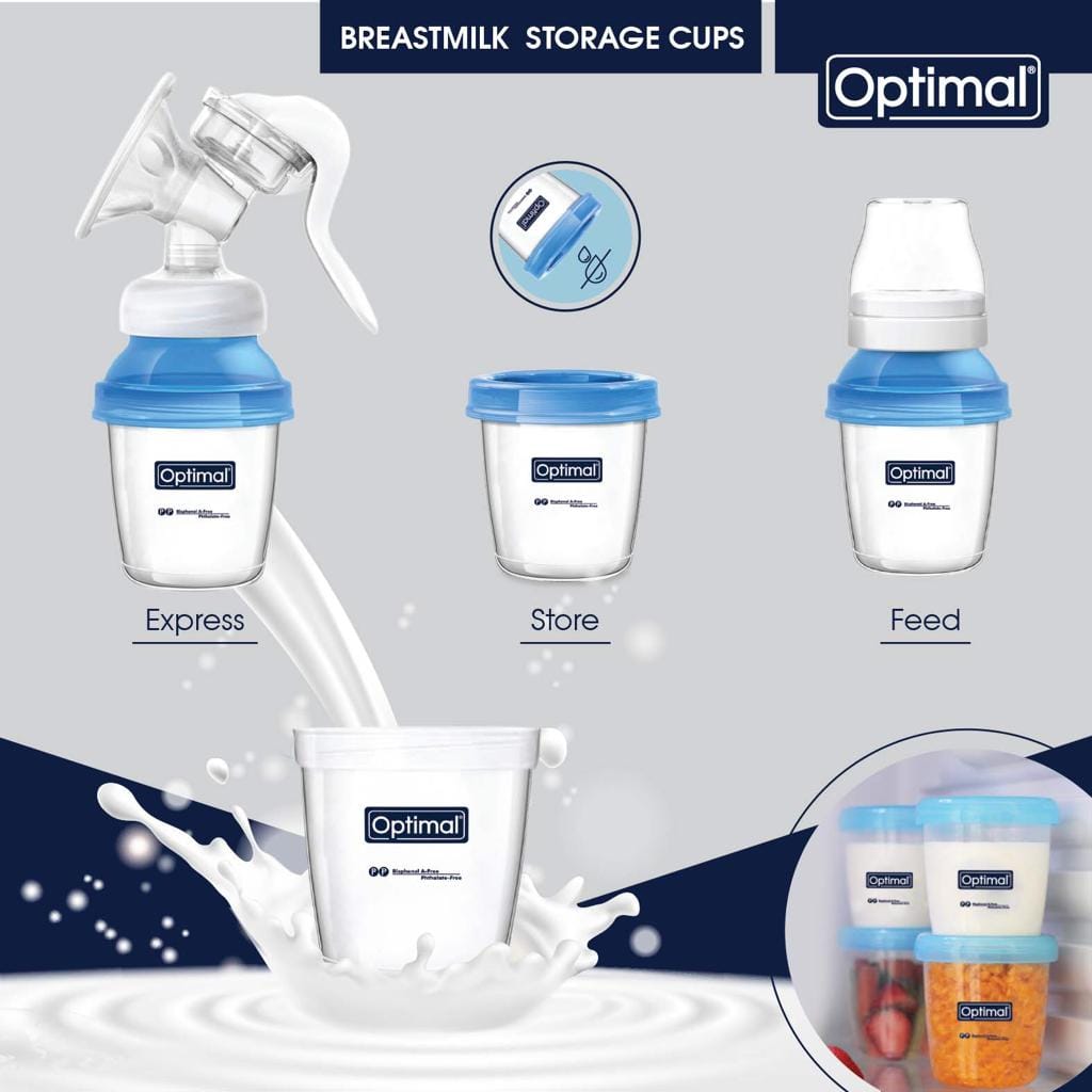 OPTIMAL P.P WIDE NECK FOOD&MILK STORAGE CUPS-3