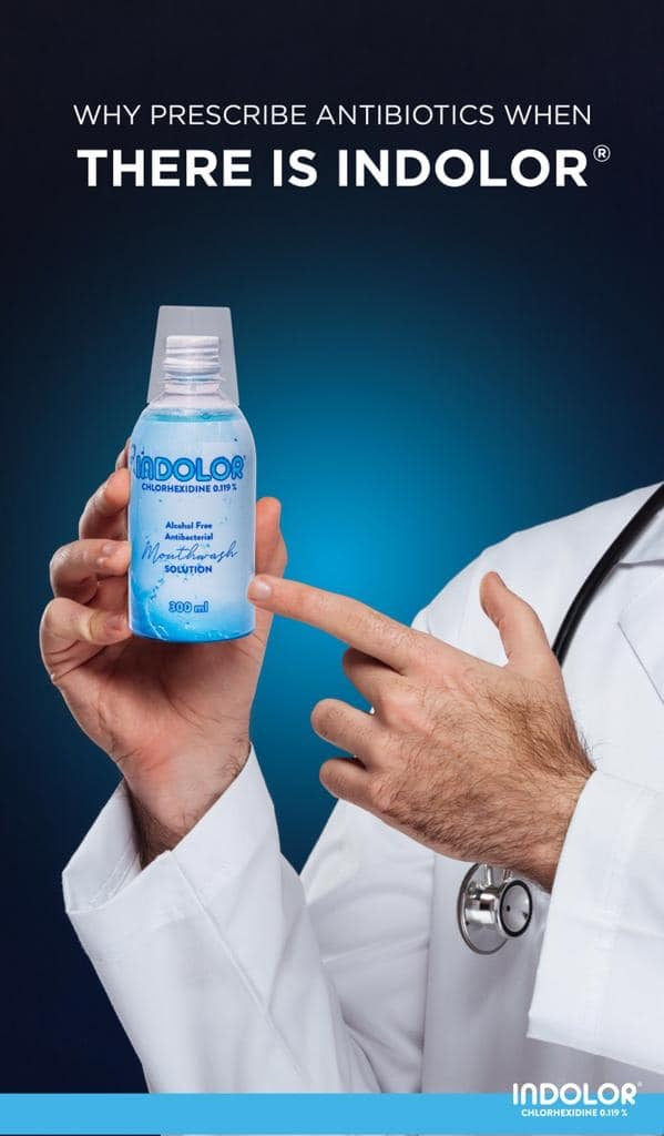 Indolor Mouthwash Solution Alcohol-Free – 300ml for Gentle Oral Care-3