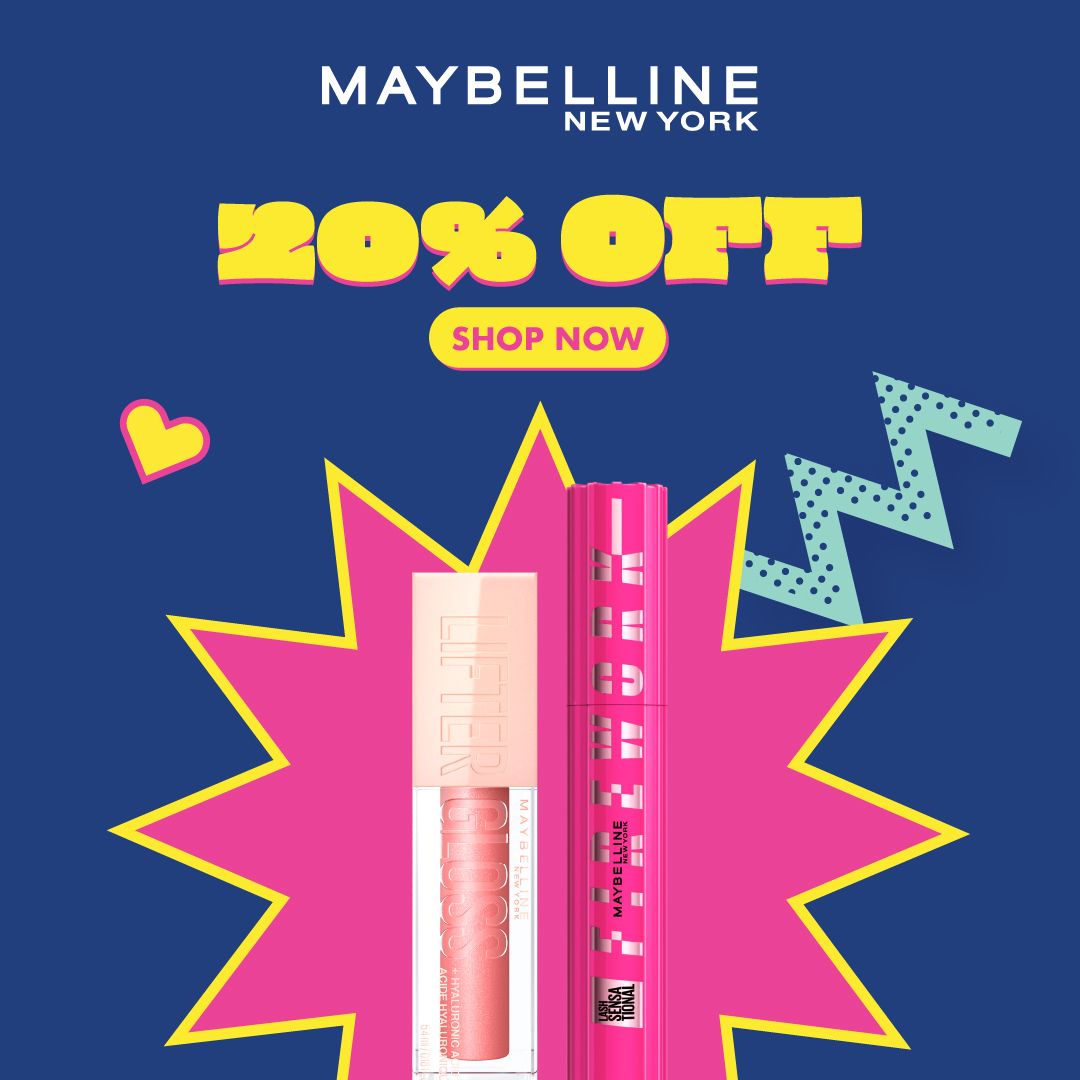 Maybelline Firework Mascara + Lifter Gloss – 20% Off-2