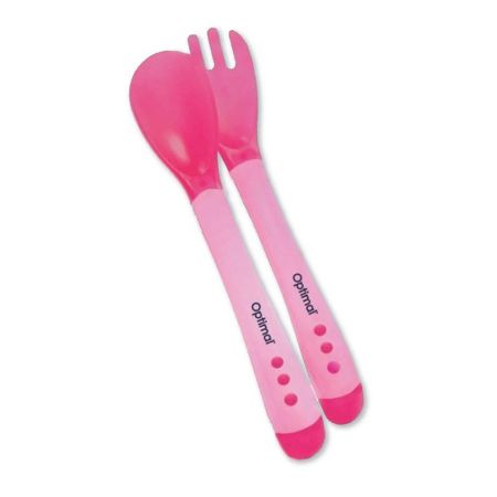 Optimal Soft Grip Handle Spoon & Fork-2