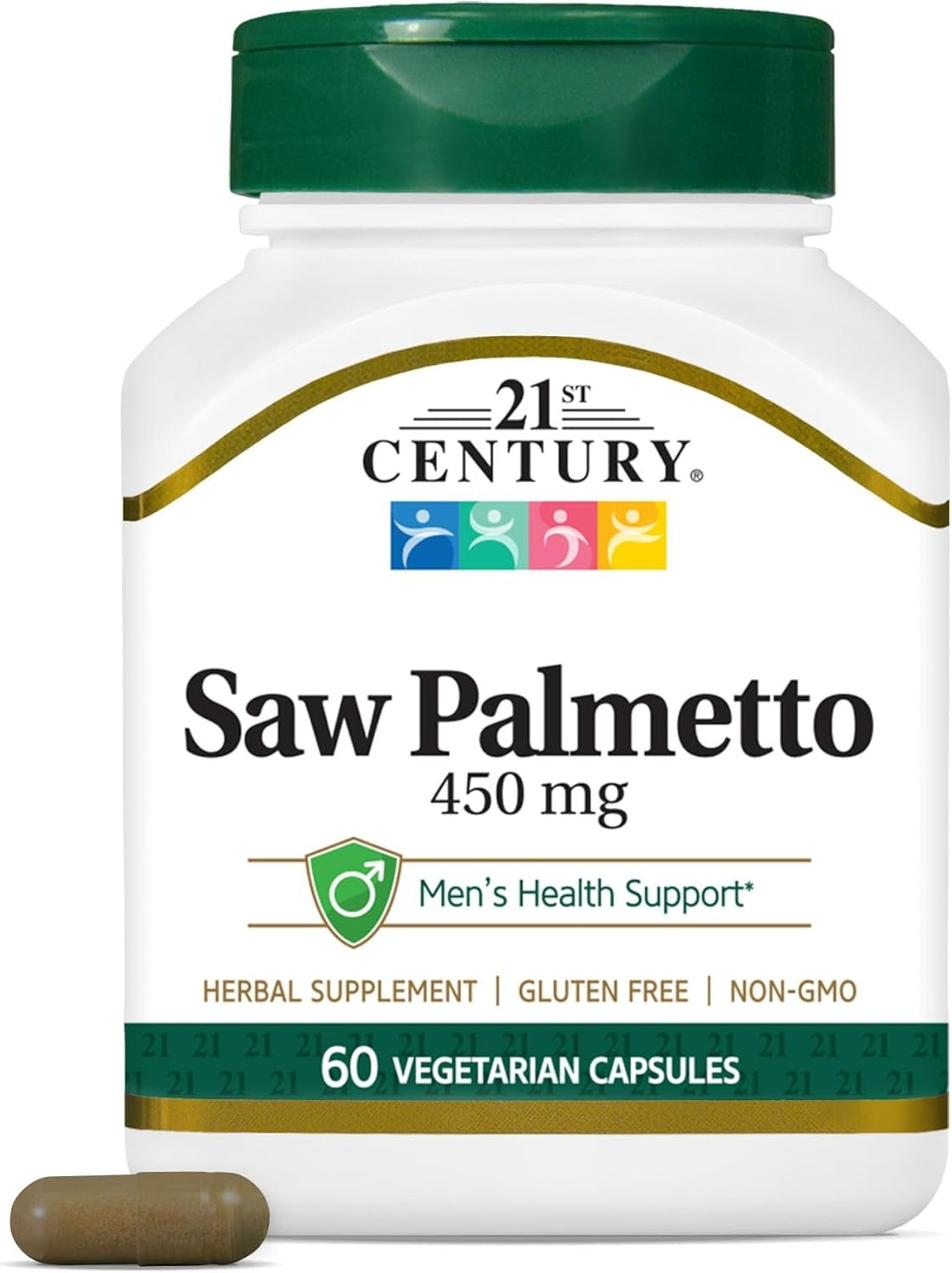Saw Palmetto 450 mg Men’s Health Support 60 Vegetarian Capsules-1