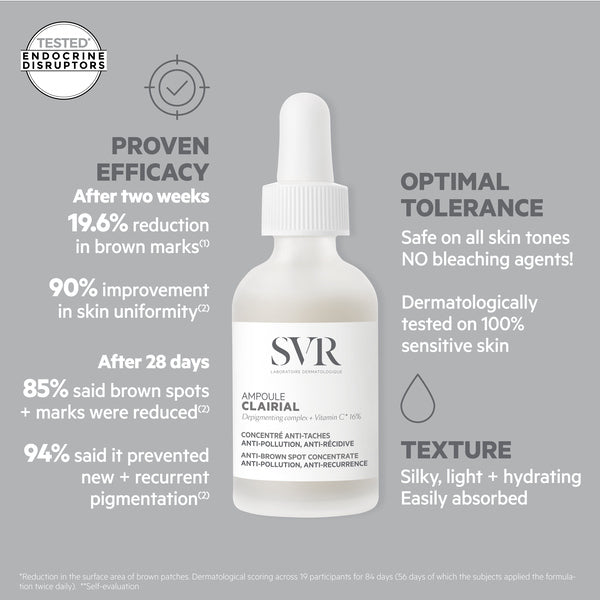 SVR Clairial Ampoule - Hyperpigmentation Face Serum 30ml | Targeted Treatment for Dark Spots and Uneven Skin Tone-5