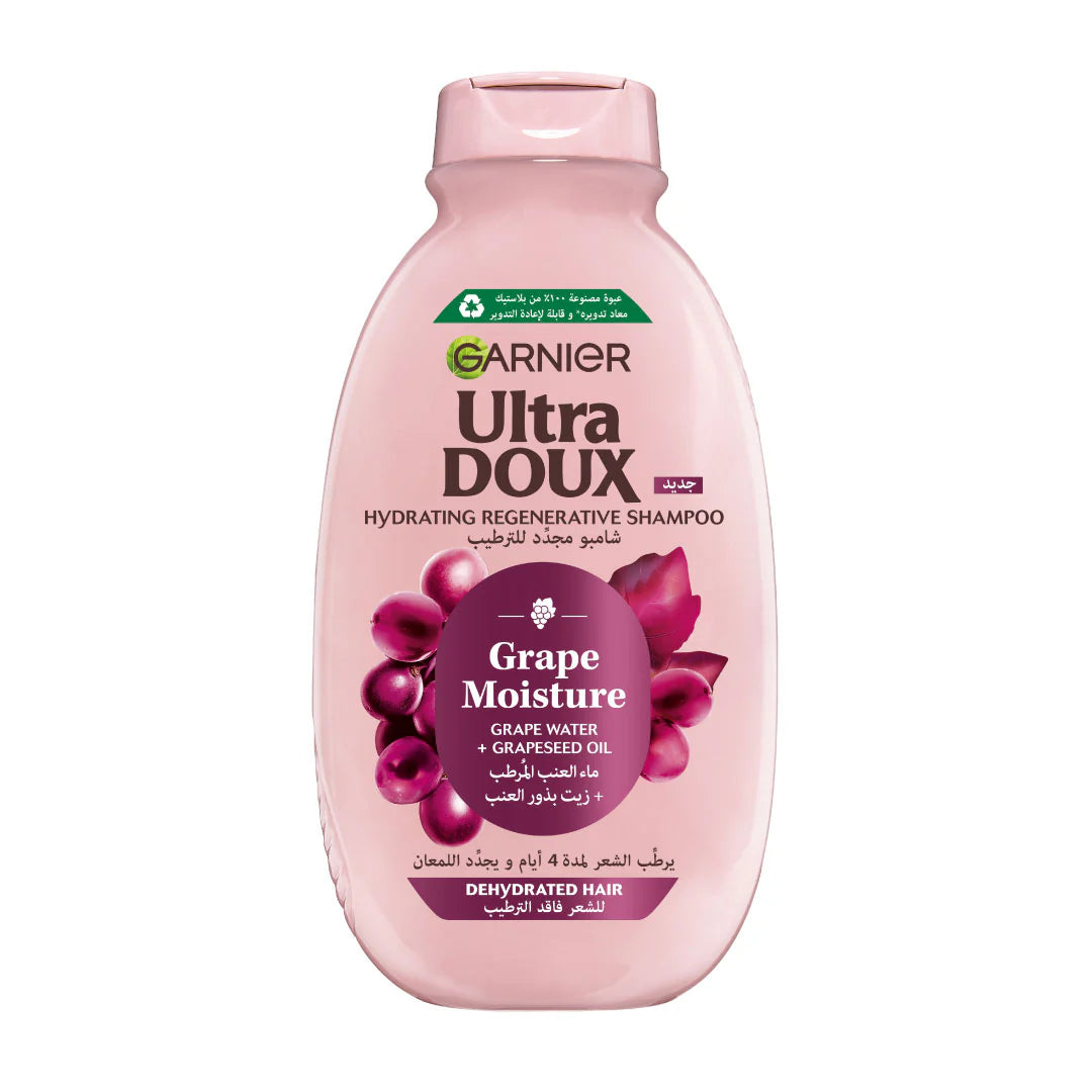 Garnier Ultra Doux Grape Moisture Shampoo Hydrating Shine Boost