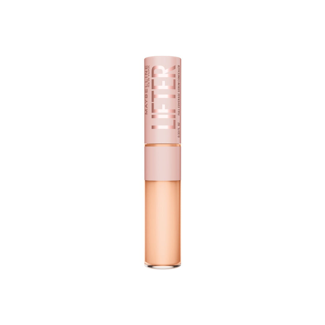 Maybelline Lifter Serum Concealer, Full Coverage, Includes 2% Peptides + Caffeine to Hydrate & Brighten Under Eyes