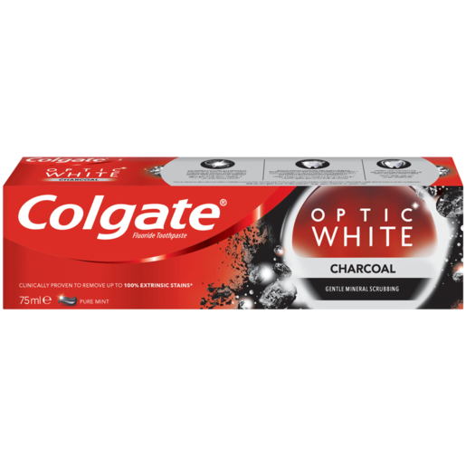 Colgate Optic White Charcoal Whitening Toothpaste-1