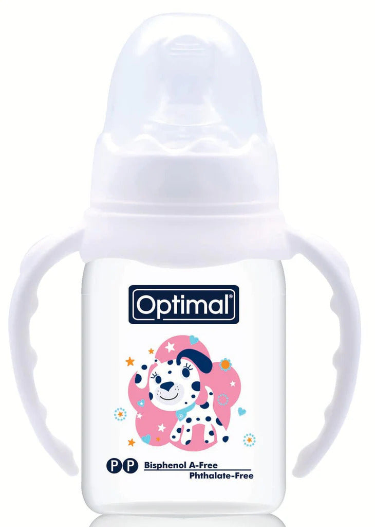 OPTIMAL N.Neck Orthodontic Feeding bottle with handle-3
