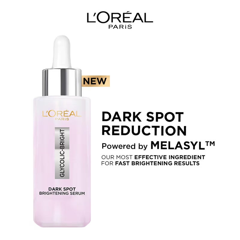 L'Oreal Paris Glycolic Bright 8% Face Serum | Brightens Dark Spots with Melasyl & Niacinamide-3