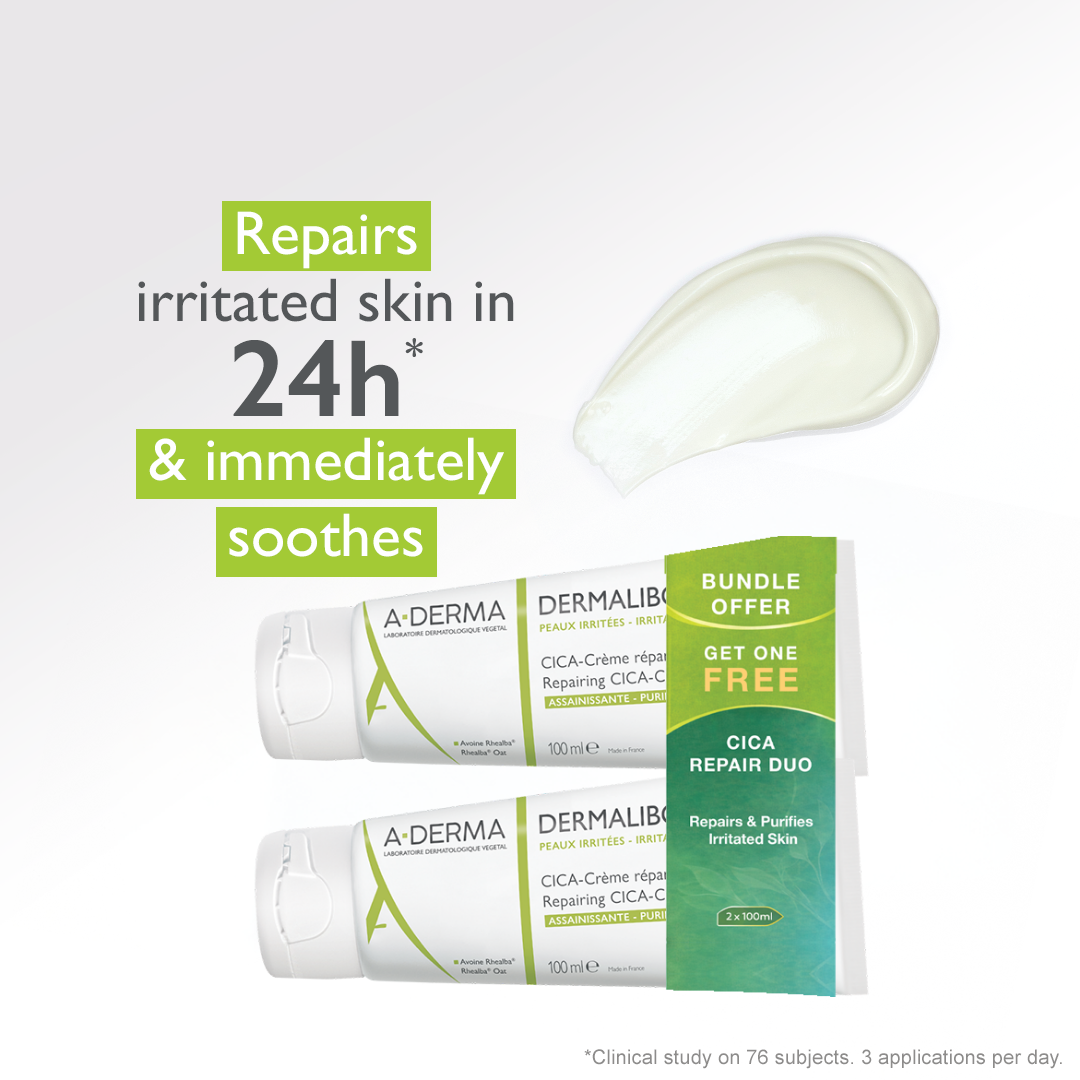 Aderma Dermalibour Cica Purifying Repairing Cream 100ml Buy 1 Get 1 Free