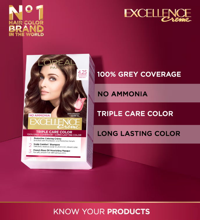 L’Oreal Paris Excellence Hair Cream Color-1