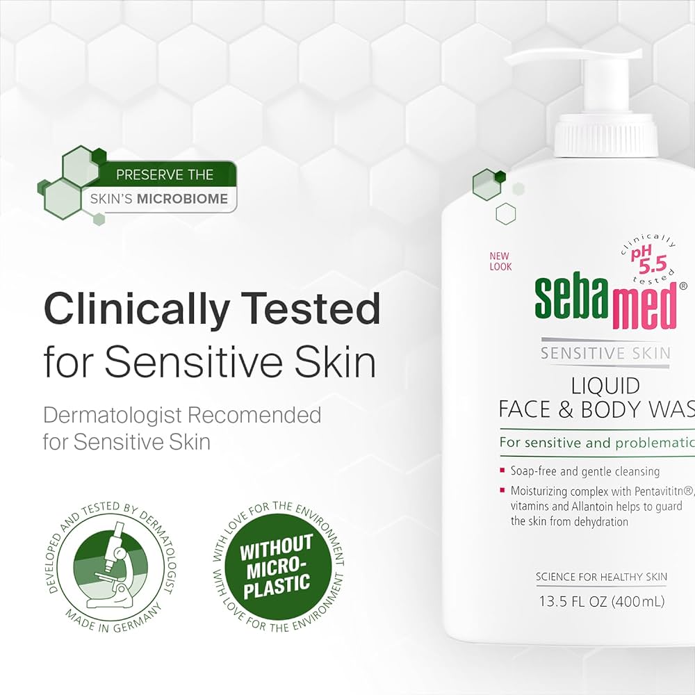 Sebamed Liquid Face & Body Wash With Pump-2