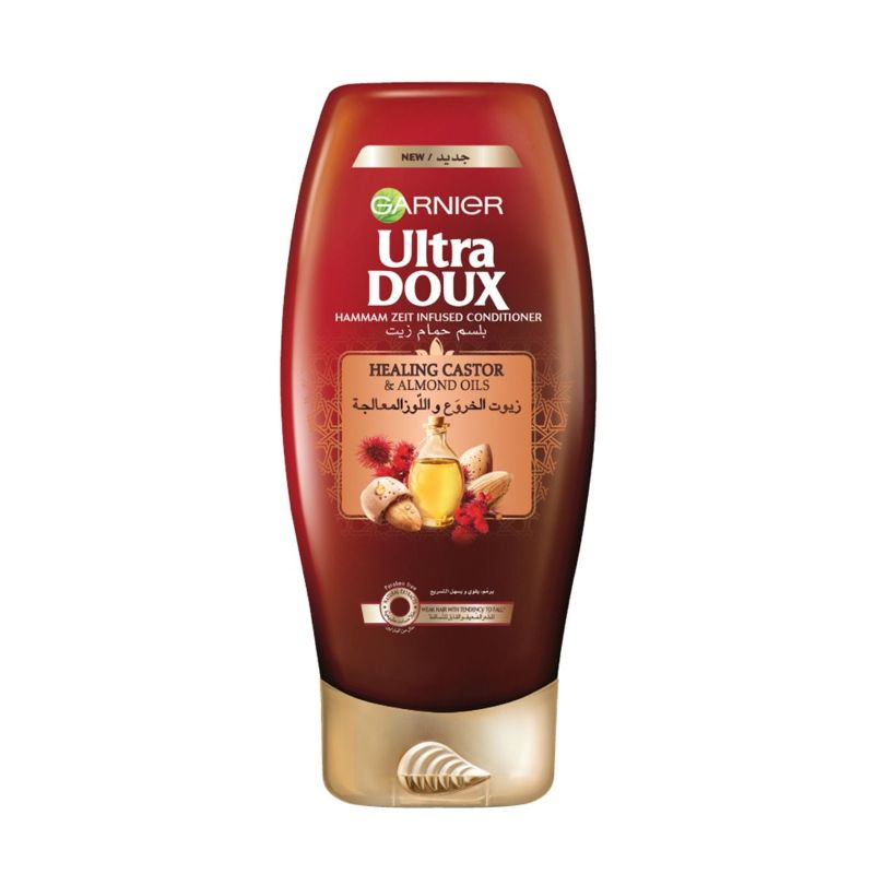 Garnier Ultra Doux Healing Castor Conditioner 200ml – Repair & Nourish Fragile Hair-1