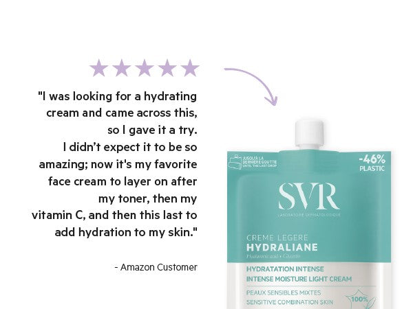 SVR Hydraliane Intense Moisturising Light Cream 50ml Hydrates and Soothes Dry Skin with 60% Pure Water for Long-Lasting Moisture and Comfort-2
