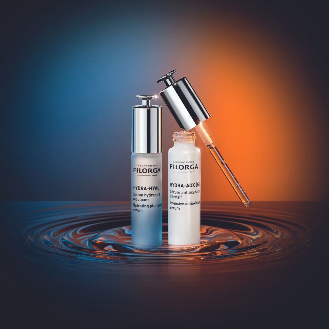 Filorga Hydra-AOX [5] and Hydra-Hyal Serum 30ml Duo – Comprehensive Antioxidant Protection and Deep Hydration-2