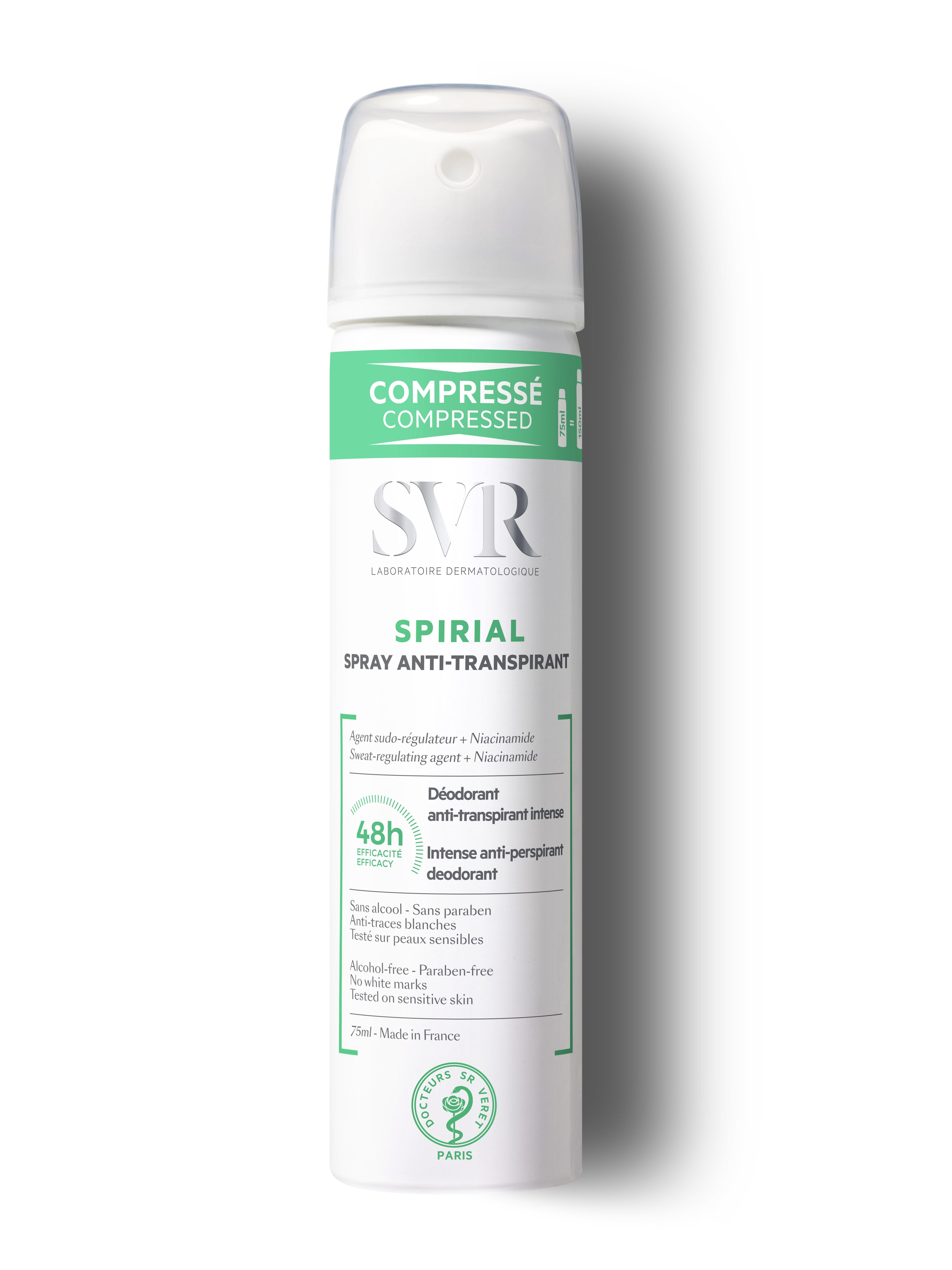 SVR Spirial Spray Anti-Perspirant – 48-Hour Protection for Excessive Sweating 125ml-1