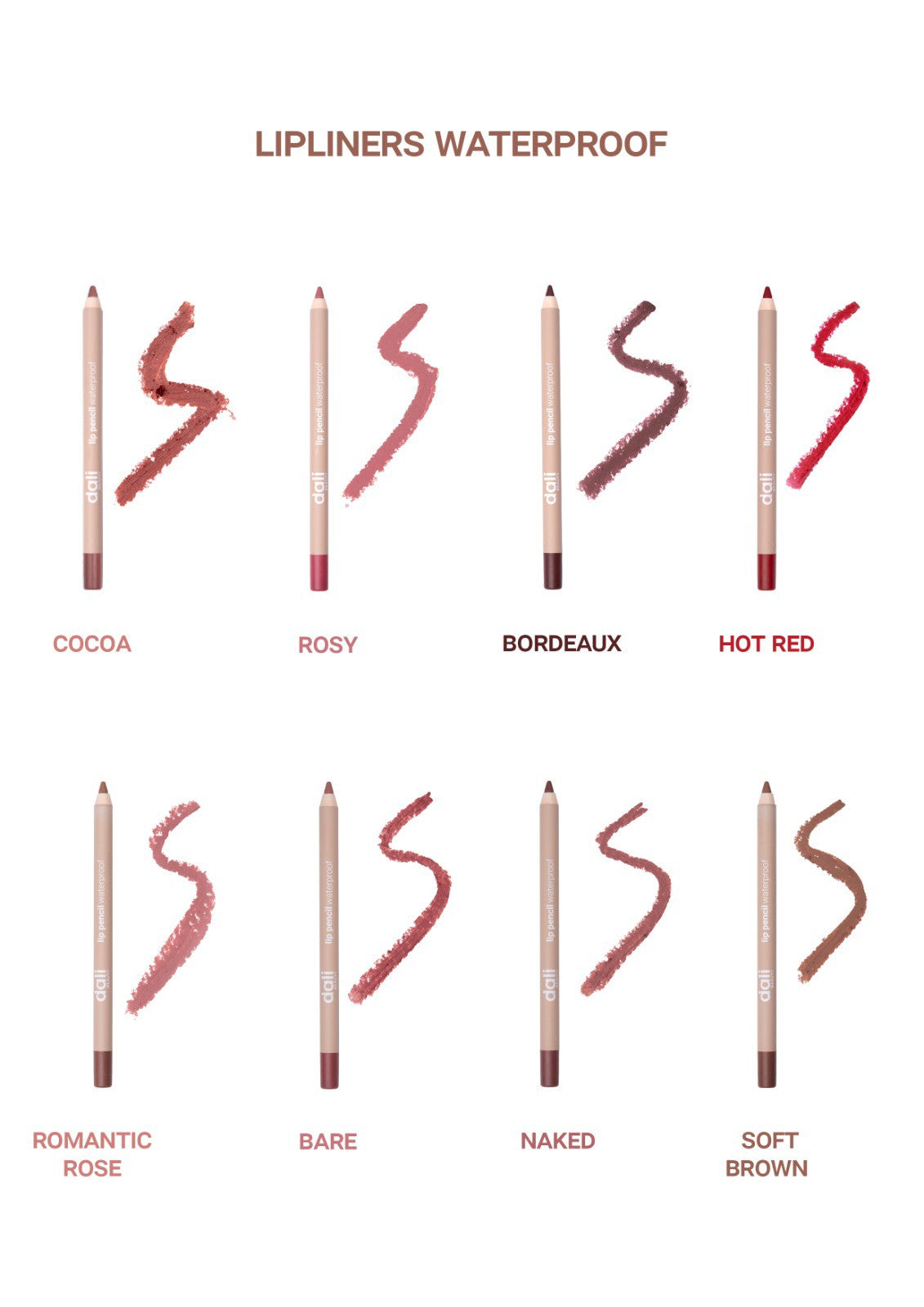 Dali Waterproof Lipliner for Long-Lasting Definition and Precision-1