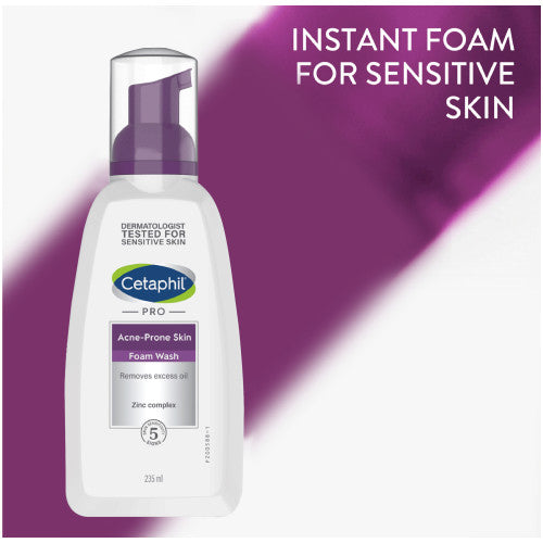 Cetaphil PRO Acne-Prone Skin Foam Wash - 235ml-3