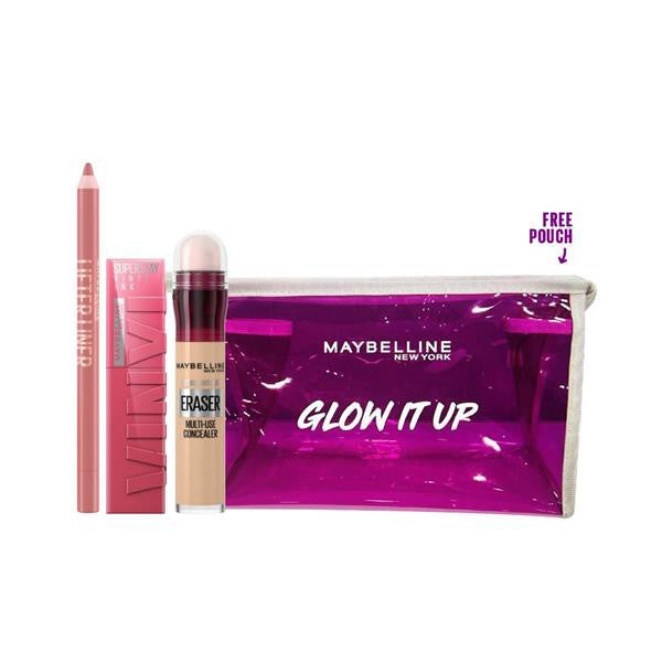 Maybelline Holiday Glow Makeup Set 25% OFF with Free Glow It Up Pouch-1