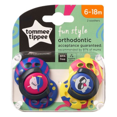 Tommee Tippee Fun Style Soothers Orthodontic-4