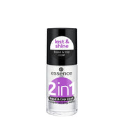 Essence 2 In 1 Base & Top Coat for Perfect Nail Care-1