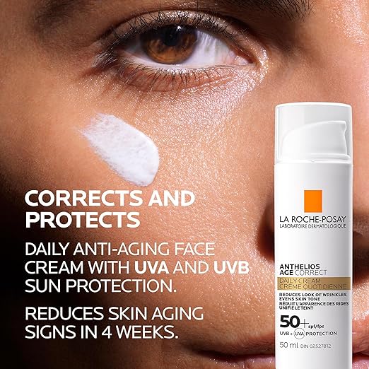 La Roche Posay Anthelios Age Correct SPF50 Anti Ageing Invisible Sunscreen 50ml-5