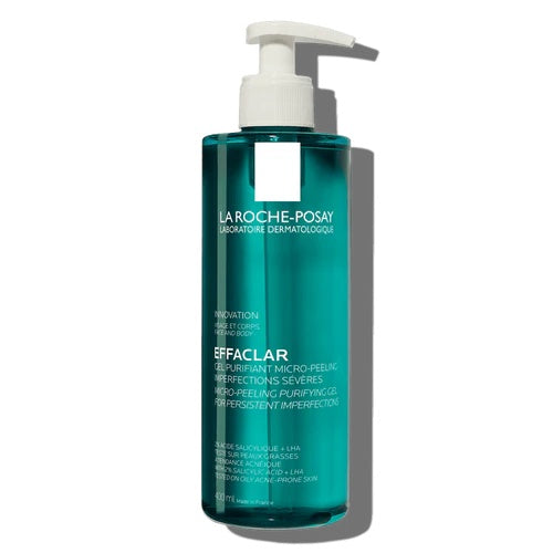 La Roche-Posay Effaclar Micro-Peeling Purifying Gel | Purifying Facial Cleanser for Oily and Acne-Prone Skin-2